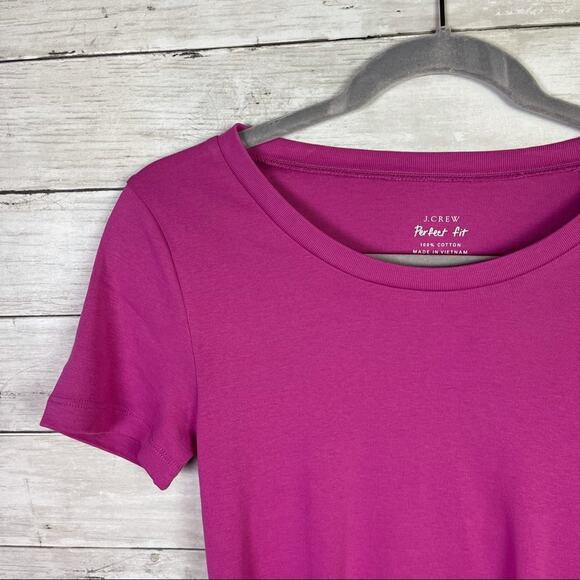 J Crew Perfect Fit Short Sleeve Tee Shirt - Picture 3 of 5